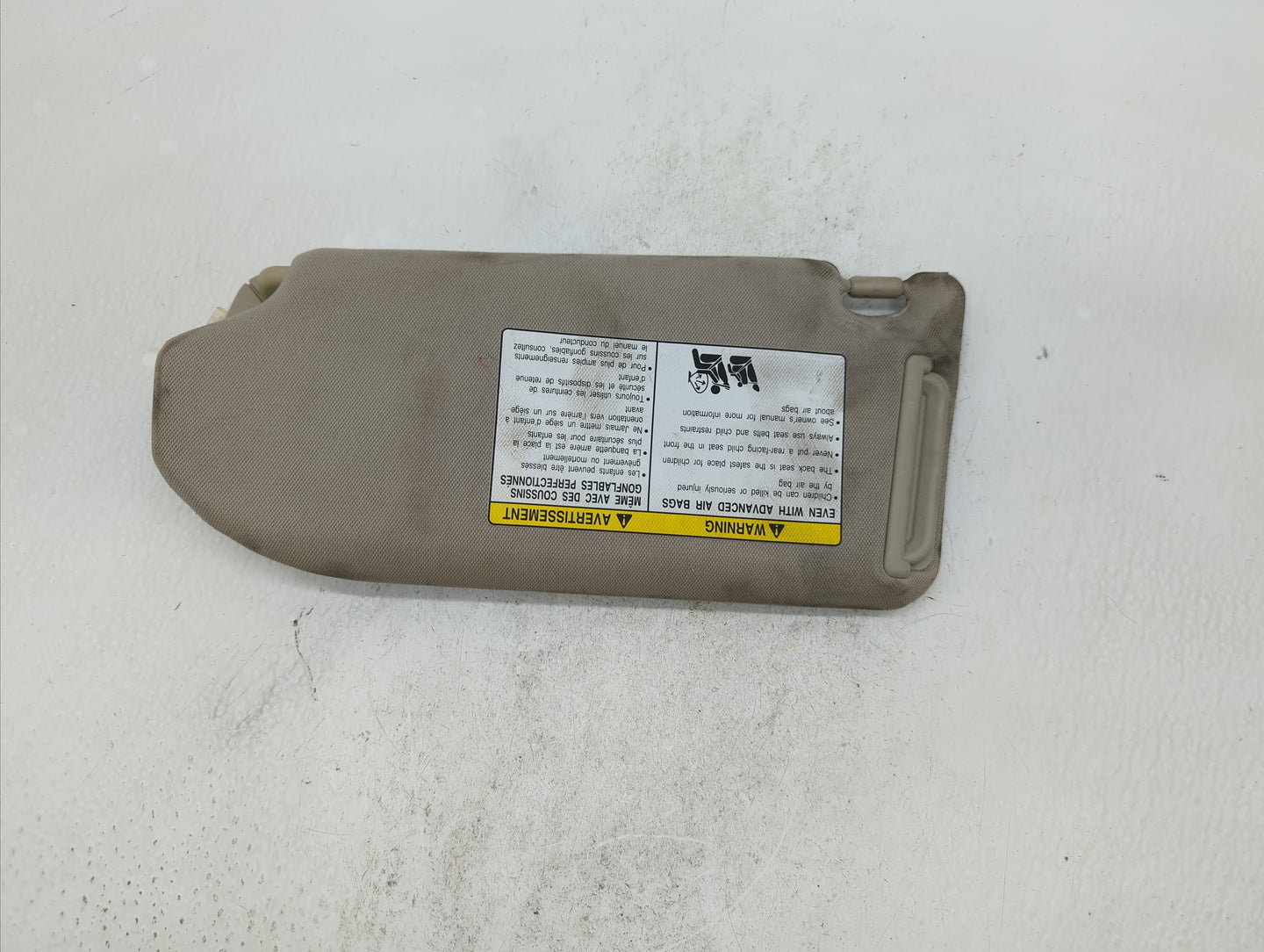 2007-2008 Infiniti G35 Sun Visor Shade Replacement Passenger Right Mirror Fits Fits 2007 2008 2009 2010 2011 2012 2013 2015 