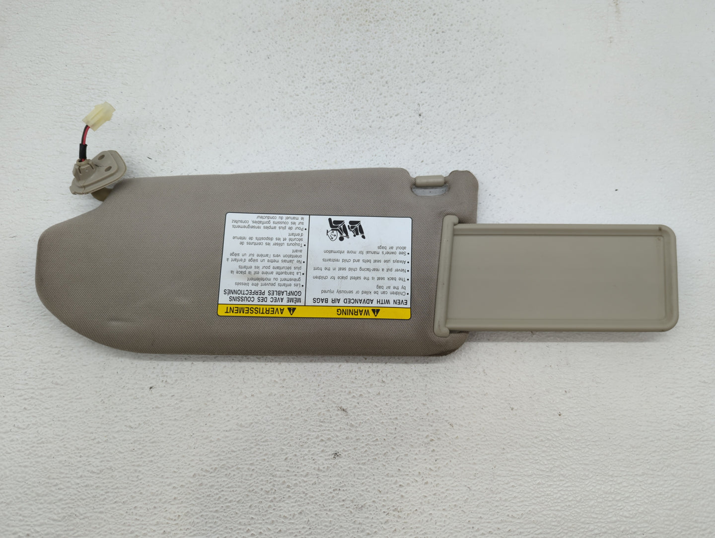 2007-2008 Infiniti G35 Sun Visor Shade Replacement Passenger Right Mirror Fits Fits 2007 2008 2009 2010 2011 2012 2013 2015 
