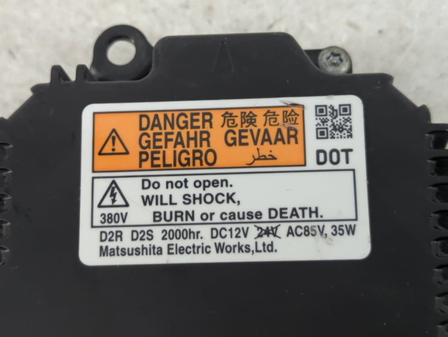 2007-2008 Infiniti G35 Headlight Ballast Head Light - Oemusedautoparts1.com