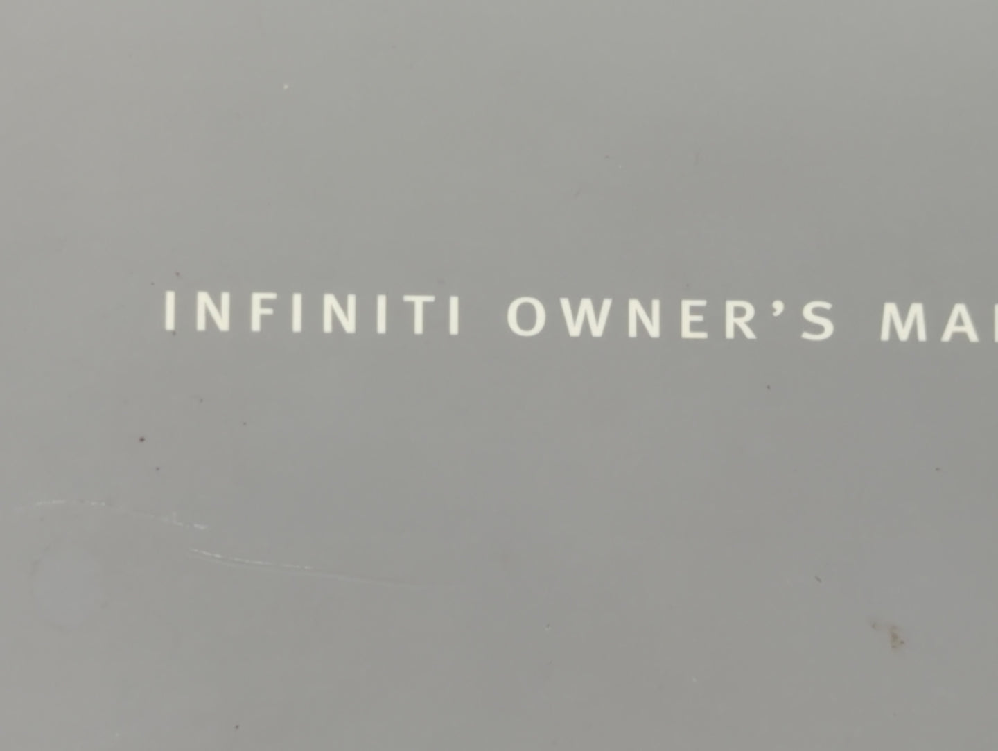 2008 Infiniti G35 Owners Manual Book Guide P/N:OM8E-OV36U1 OEM Used Auto Parts - Oemusedautoparts1.com
