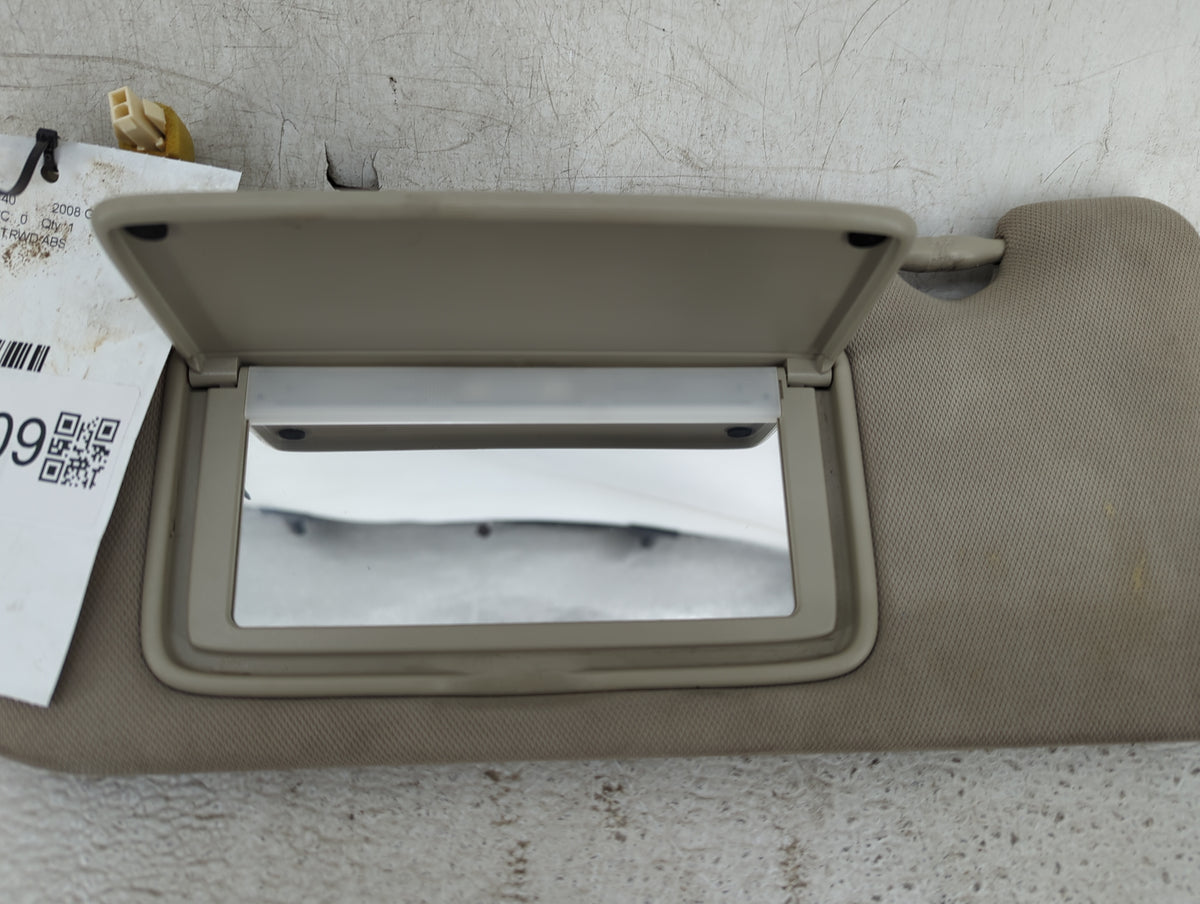 2008-2013 Infiniti G37 Sun Visor Shade Replacement Passenger Right Mirror Fits Fits 2008 2009 2010 2011 2012 2013 OEM Used A