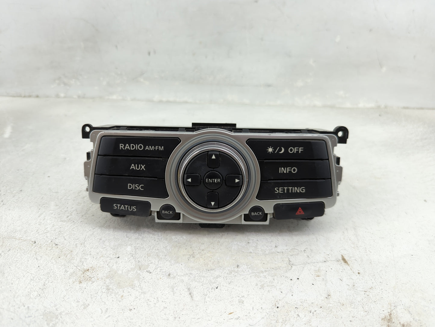 2008 Infiniti G37 Radio Control Panel - Oemusedautoparts1.com