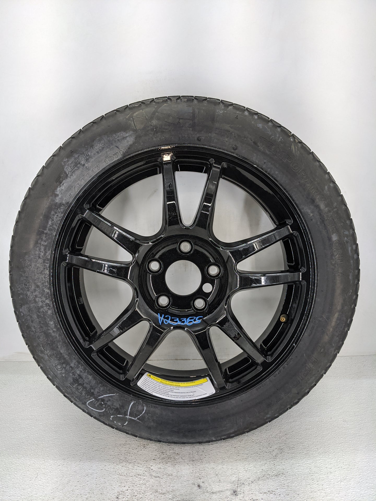 2008-2009 Infiniti G37 Spare Donut Tire Wheel Rim Oem 1455324 - Oemusedautoparts1.com
