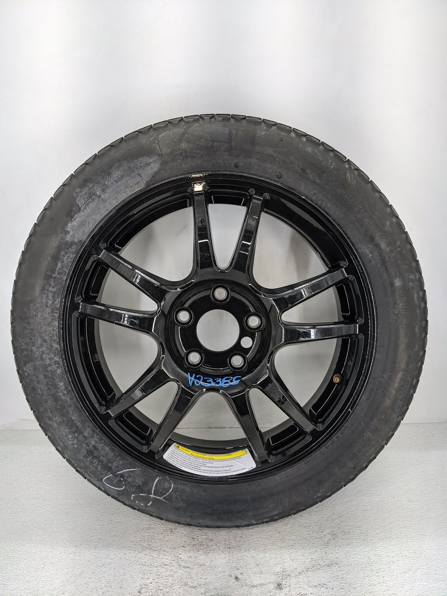 2008-2009 Infiniti G37 Spare Donut Tire Wheel Rim Oem 1455324 - Oemusedautoparts1.com