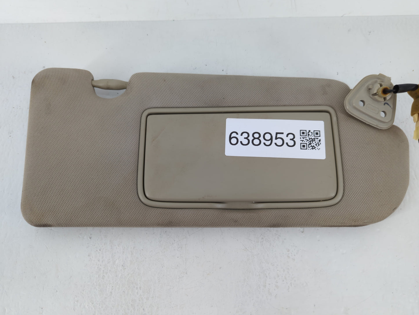 2008 Infiniti G37 Sun Visor Shade Replacement Passenger Right Mirror Fits OEM Used Auto Parts - Oemusedautoparts1.com