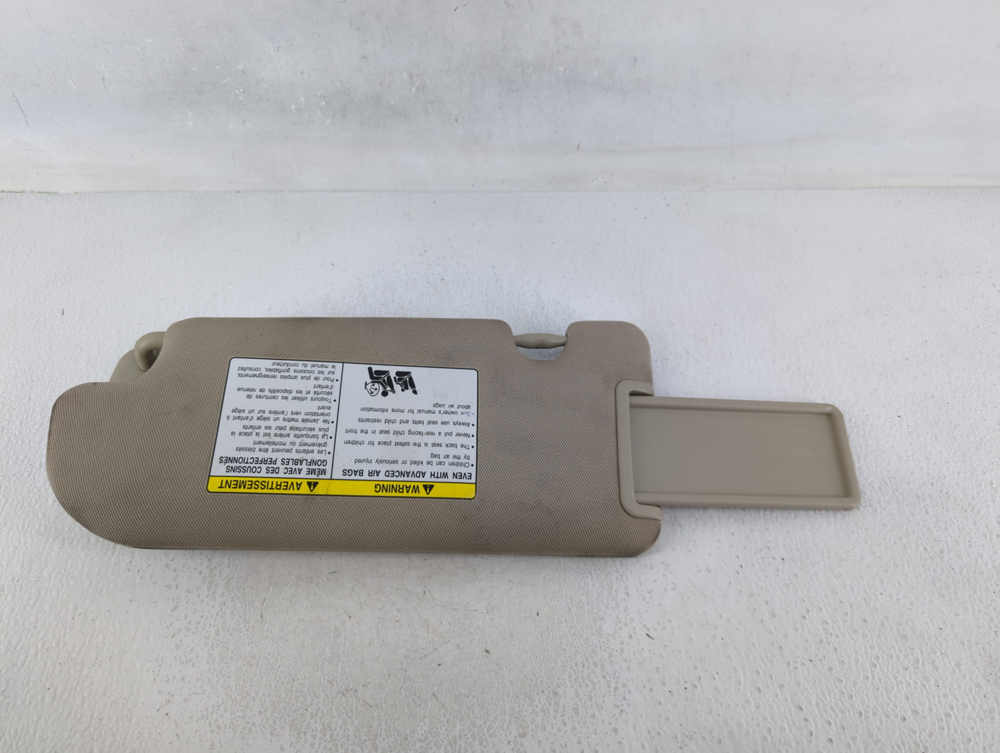 2008-2013 Infiniti G37 Sun Visor Shade Replacement Passenger Right Mirror Fits Fits 2008 2009 2010 2011 2012 2013 OEM Used A