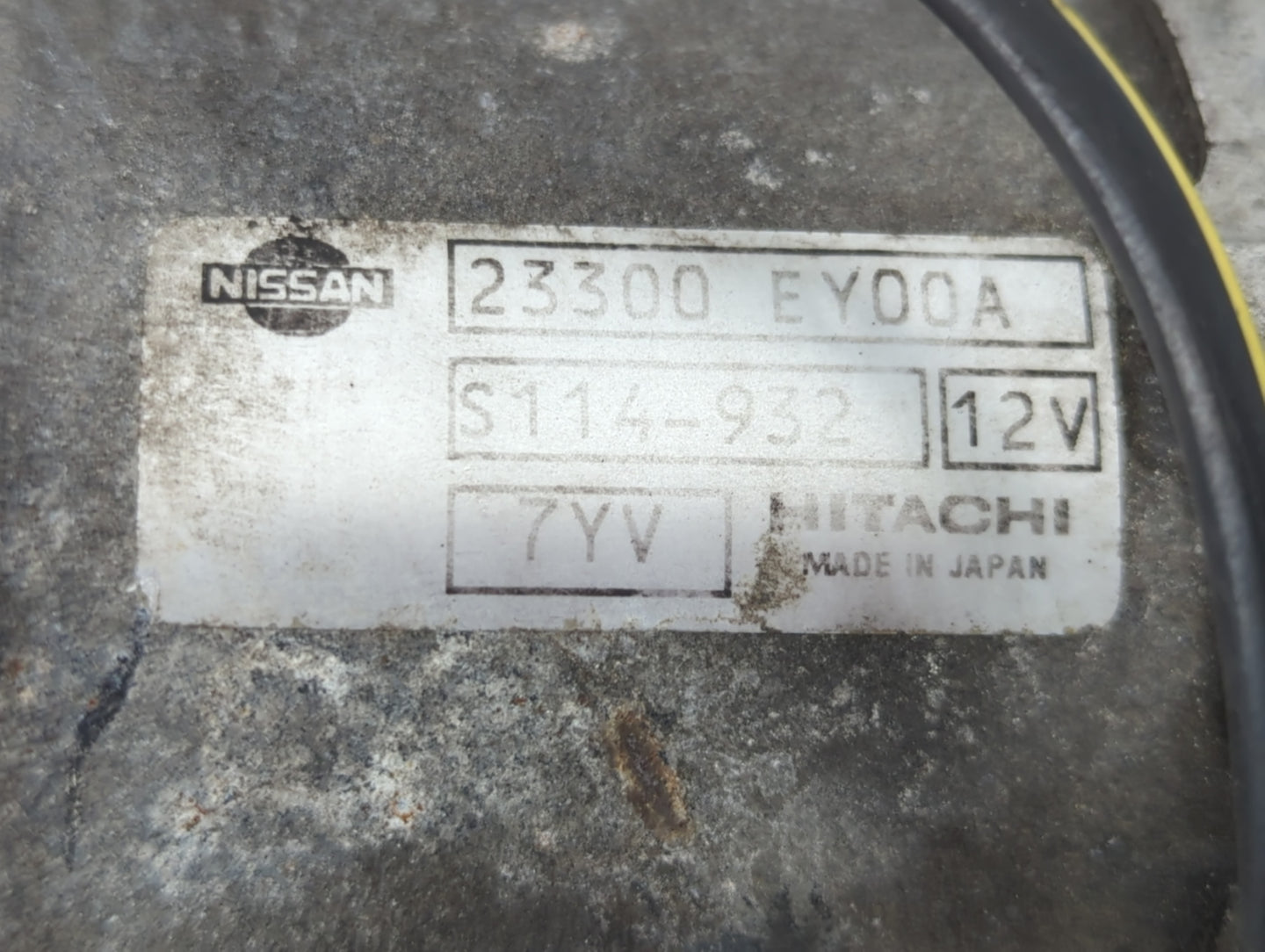 2008-2013 Infiniti G37 Car Starter Motor Solenoid OEM P/N:S114-932 2330 EY00A Fits OEM Used Auto Parts - Oemusedautoparts1.c