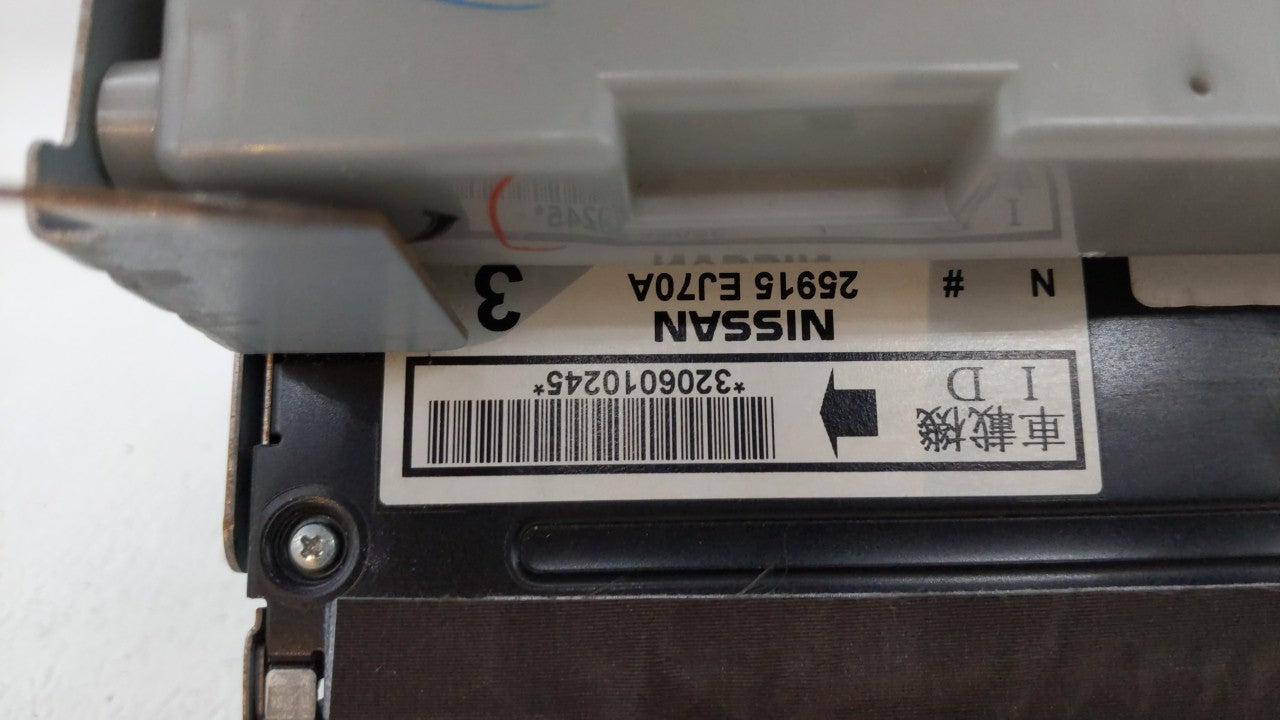 2008 Infiniti M35 Radio AM FM Cd Player Receiver Replacement P/N:25915 EJ70A Fits OEM Used Auto Parts - Oemusedautoparts1.co