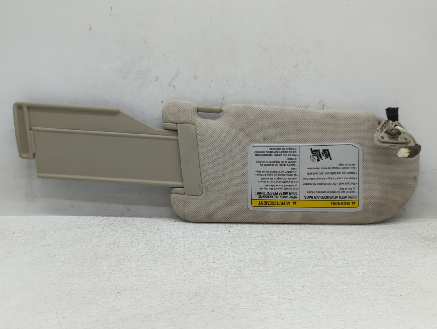 2006-2010 Infiniti M35 Sun Visor Shade Replacement Driver Left Mirror Fits Fits 2006 2007 2008 2009 2010 OEM Used Auto Parts