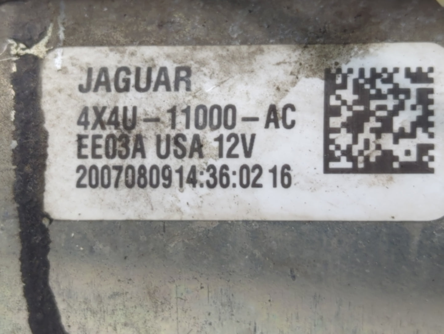 2002-2008 Jaguar X-Type Car Starter Motor Solenoid OEM P/N:4X4U-11000-AC Fits OEM Used Auto Parts - Oemusedautoparts1.com