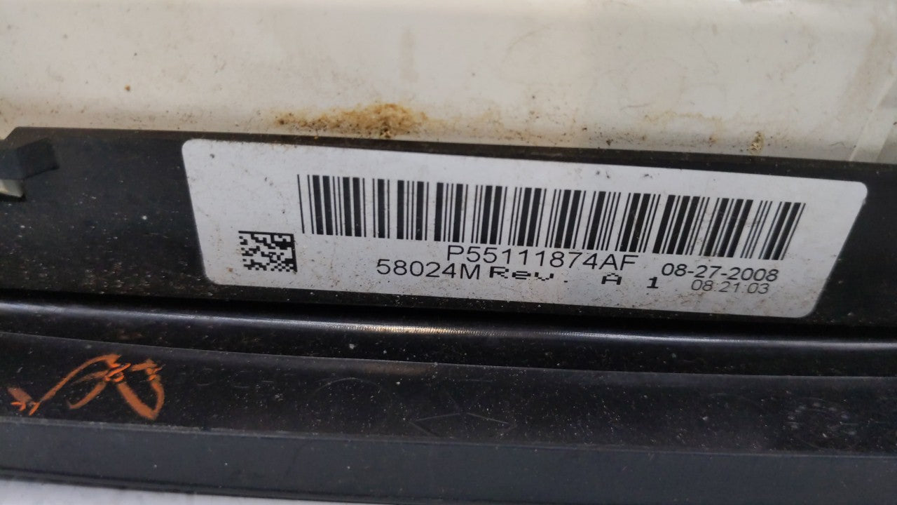2007-2009 Jeep Compass Climate Control Module Temperature AC/Heater Replacement Fits Fits 2007 2008 2009 OEM Used Auto Parts