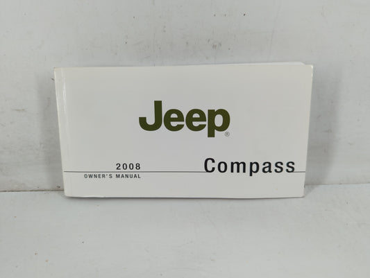 2008 Jeep Compass Owners Manual Book Guide P/N:81-326-0811 OEM Used Auto Parts - Oemusedautoparts1.com
