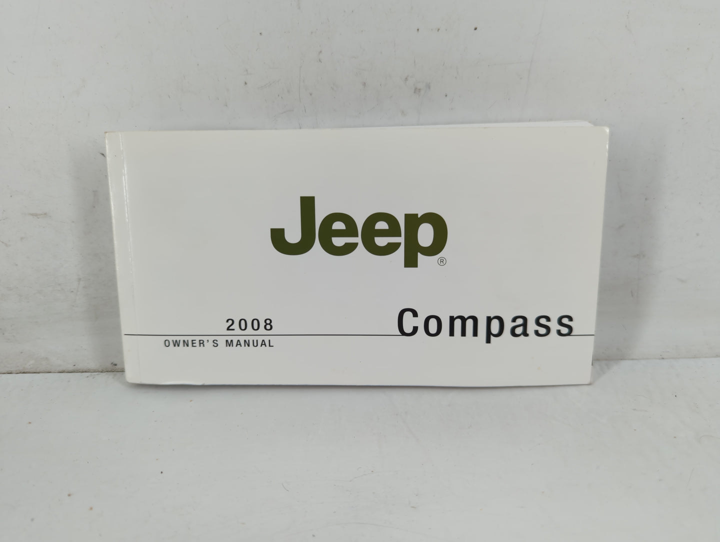 2008 Jeep Compass Owners Manual Book Guide P/N:81-326-0811 OEM Used Auto Parts - Oemusedautoparts1.com