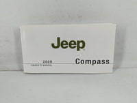 2008 Jeep Compass Owners Manual Book Guide P/N:81-326-0811 OEM Used Auto Parts - Oemusedautoparts1.com