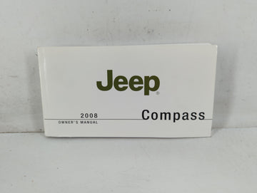 2008 Jeep Compass Owners Manual Book Guide P/N:81-326-0811 OEM Used Auto Parts - Oemusedautoparts1.com