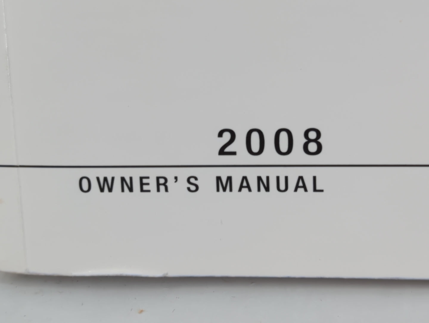 2008 Jeep Compass Owners Manual Book Guide P/N:81-326-0811 OEM Used Auto Parts - Oemusedautoparts1.com