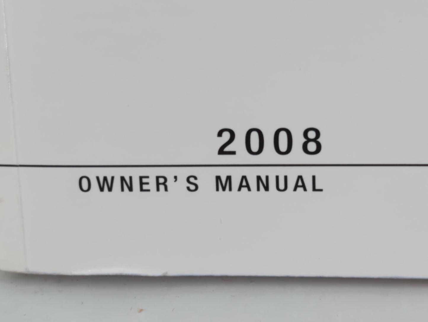 2008 Jeep Compass Owners Manual Book Guide P/N:81-326-0811 OEM Used Auto Parts - Oemusedautoparts1.com