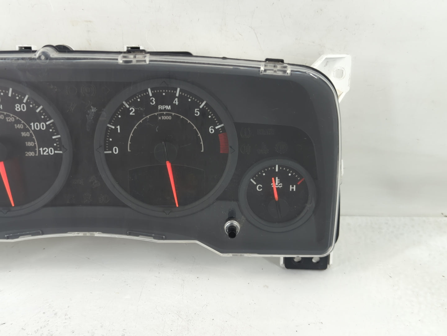 2008 Jeep Compass Instrument Cluster Speedometer Gauges P/N:CR-0035-023-K0-CB 05172345AB Fits OEM Used Auto Parts - Oemuseda