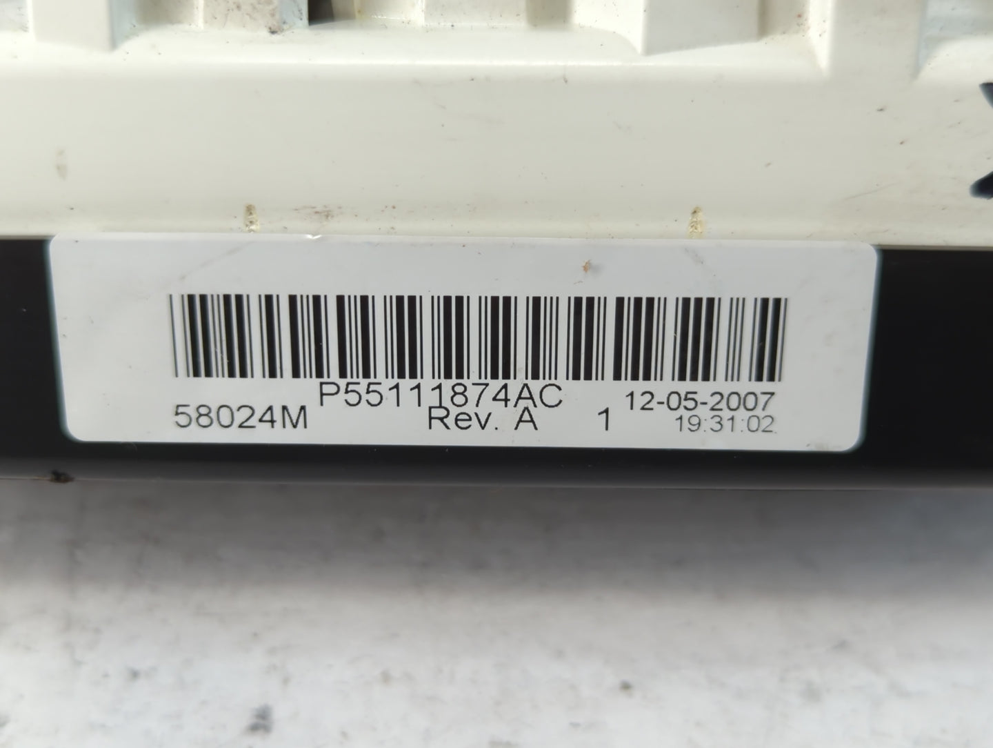 2007-2009 Jeep Compass Climate Control Module Temperature AC/Heater Replacement Fits Fits 2007 2008 2009 OEM Used Auto Parts