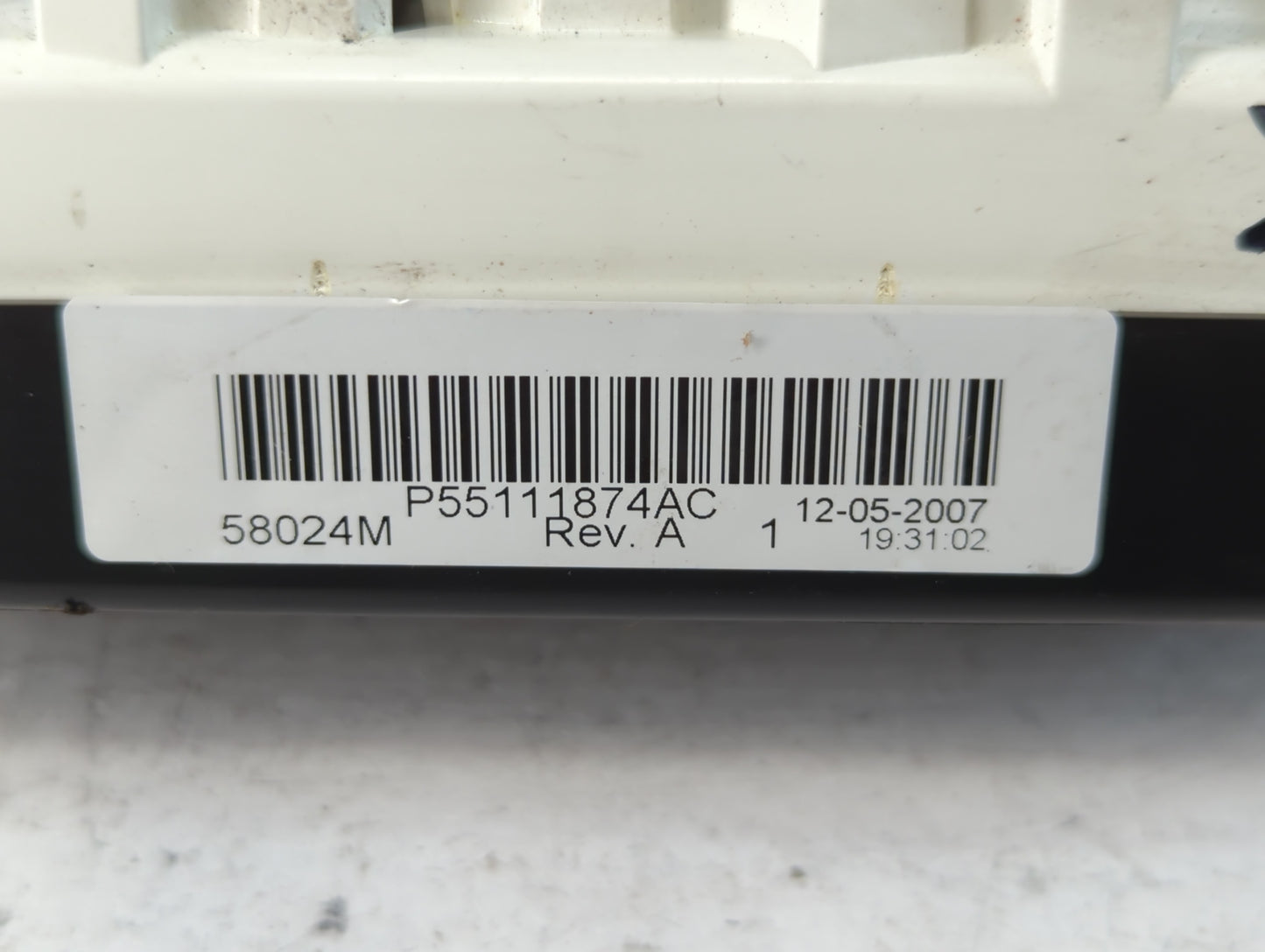 2007-2009 Jeep Compass Climate Control Module Temperature AC/Heater Replacement Fits Fits 2007 2008 2009 OEM Used Auto Parts