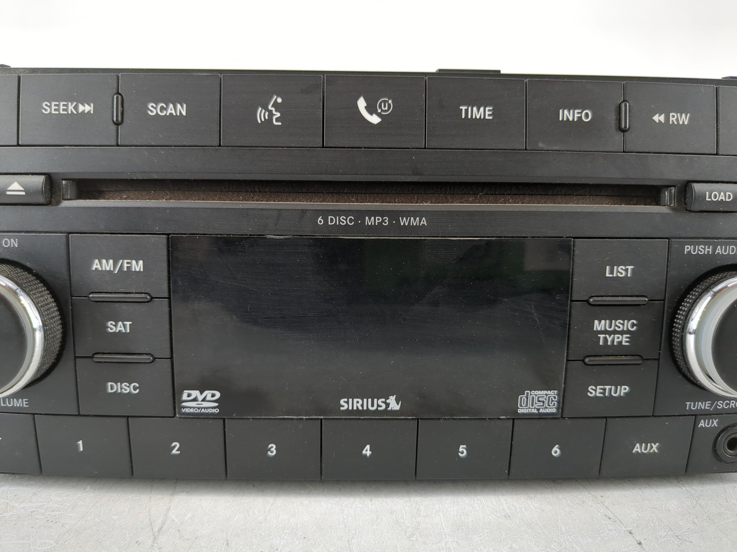 2008-2009 Jeep Grand Cherokee Radio AM FM Cd Player Receiver Replacement P/N:050649222AF Fits Fits 2007 2008 2009 2010 2011 