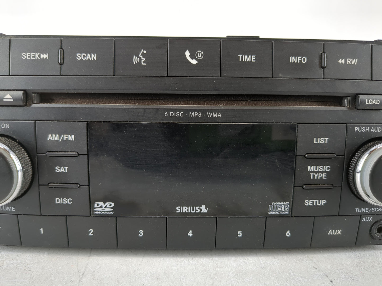2008-2009 Jeep Grand Cherokee Radio AM FM Cd Player Receiver Replacement P/N:050649222AF Fits Fits 2007 2008 2009 2010 2011 
