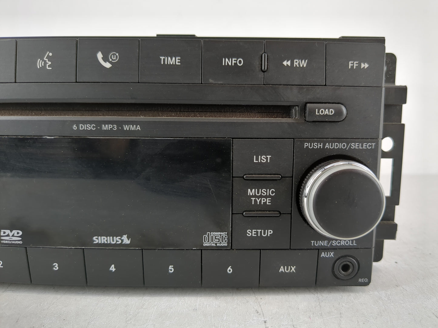 2008-2009 Jeep Grand Cherokee Radio AM FM Cd Player Receiver Replacement P/N:050649222AF Fits Fits 2007 2008 2009 2010 2011 