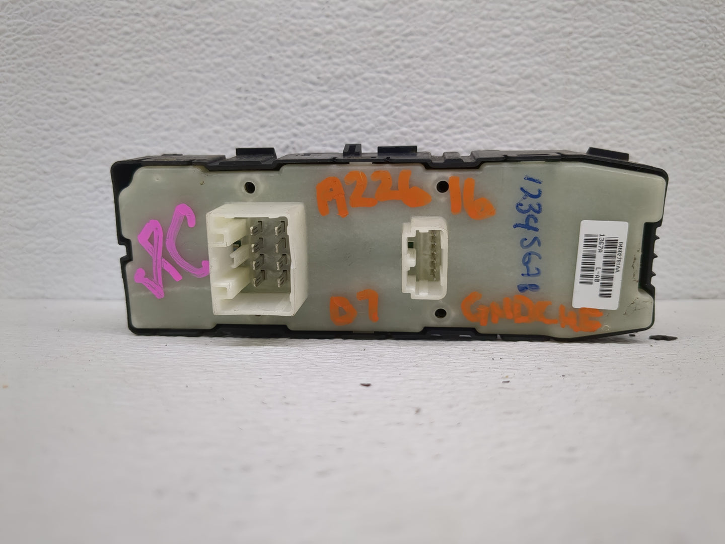 2006-2010 Jeep Grand Cherokee Master Power Window Switch Replacement Driver Side Left P/N:04602781AA Fits OEM Used Auto Part