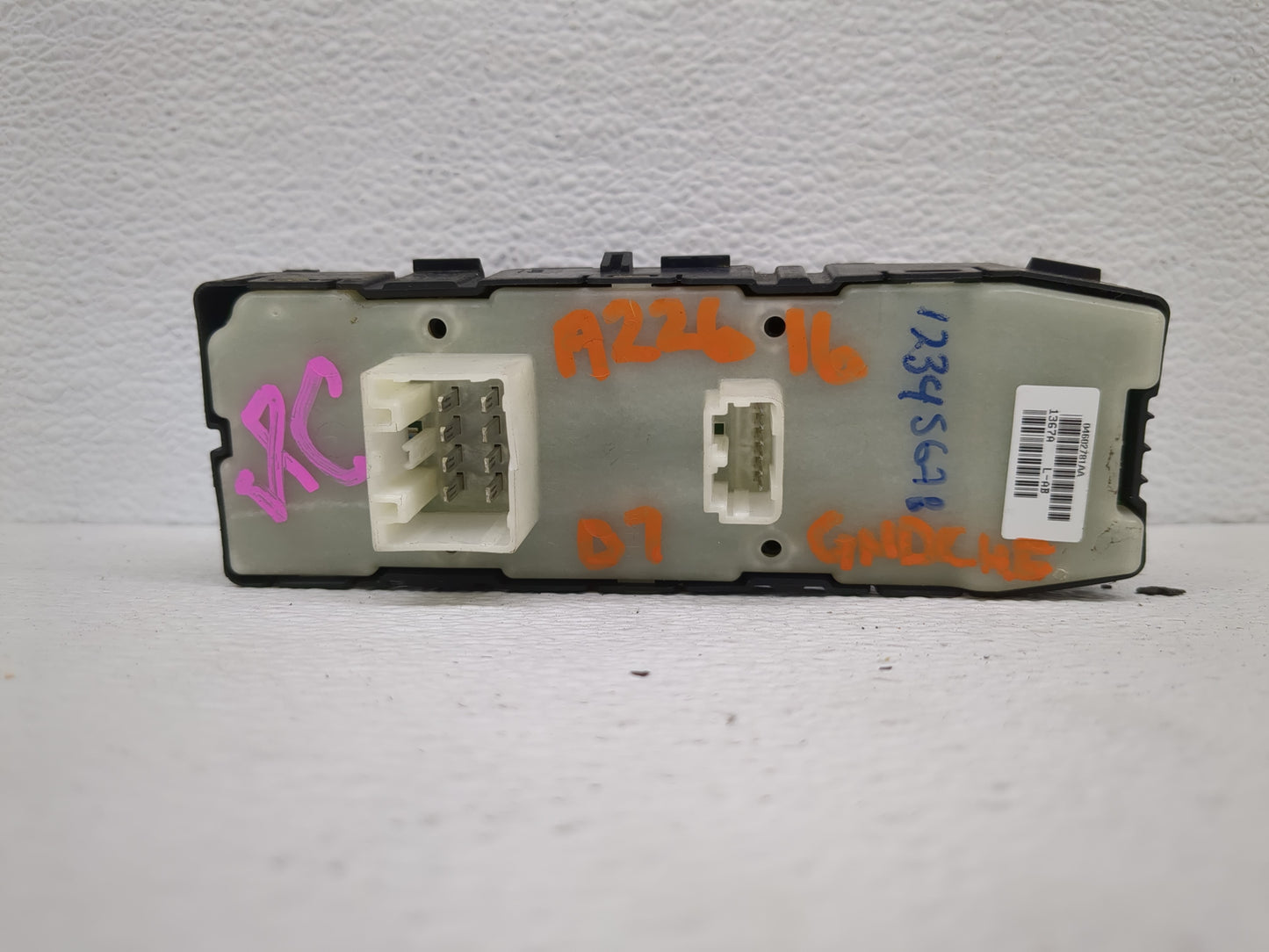 2006-2010 Jeep Grand Cherokee Master Power Window Switch Replacement Driver Side Left P/N:04602781AA Fits OEM Used Auto Part