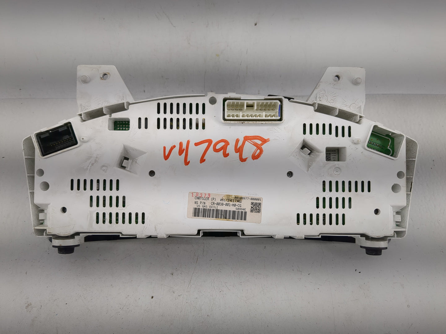 2008 Jeep Grand Cherokee Instrument Cluster Speedometer Gauges P/N:CR-0038-001-M0-CG Fits OEM Used Auto Parts - Oemusedautop