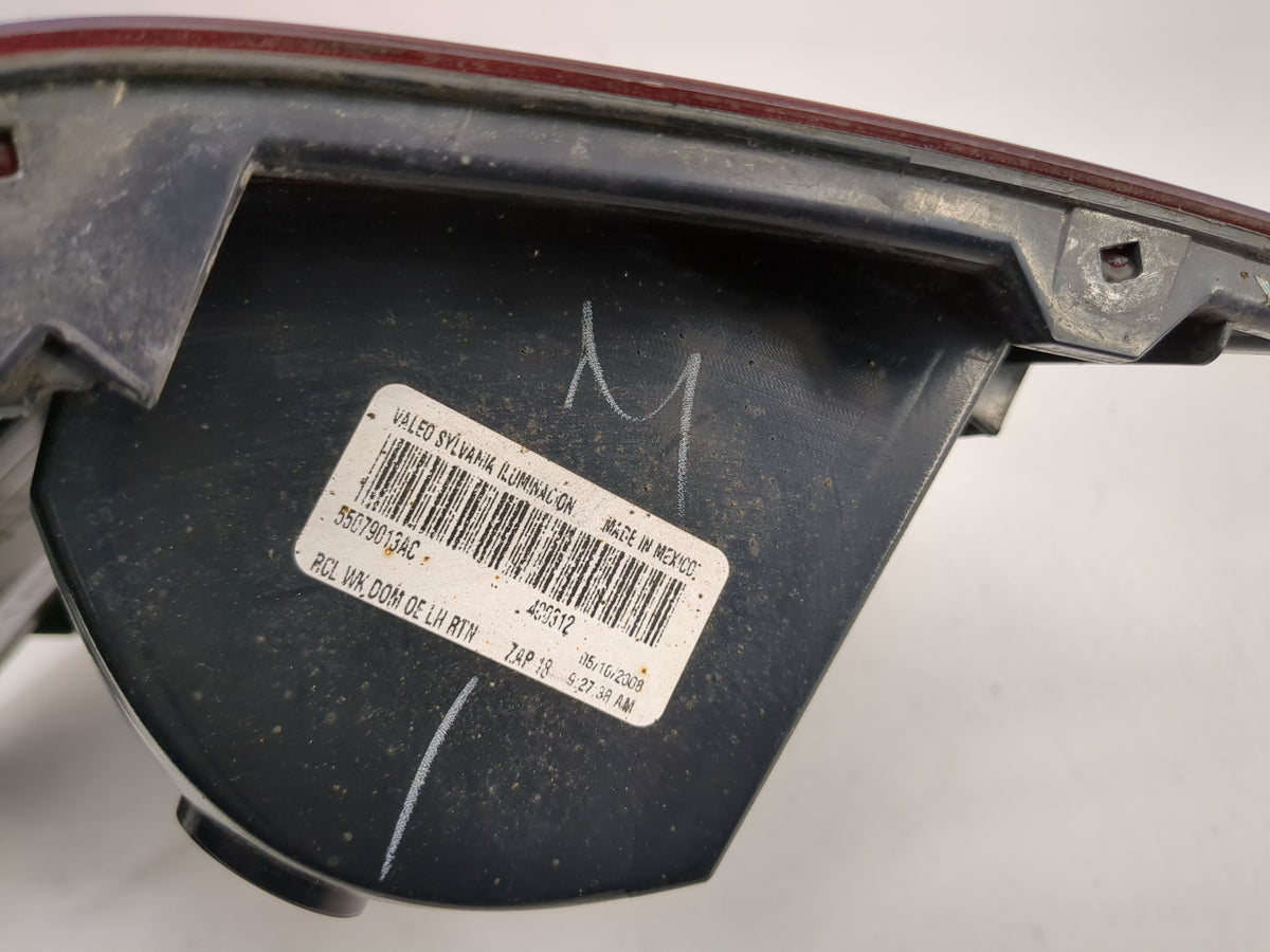 2007-2010 Jeep Grand Cherokee Tail Light Assembly Driver Left OEM P/N:55079013AC Fits Fits 2007 2008 2009 2010 OEM Used Auto