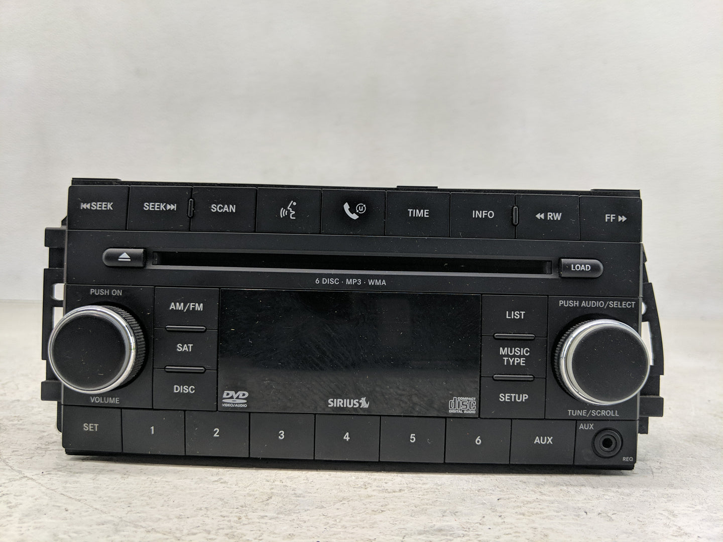 2008 Jeep Grand Cherokee Radio AM FM Cd Player Receiver Replacement P/N:05064922AG Fits OEM Used Auto Parts - Oemusedautopar