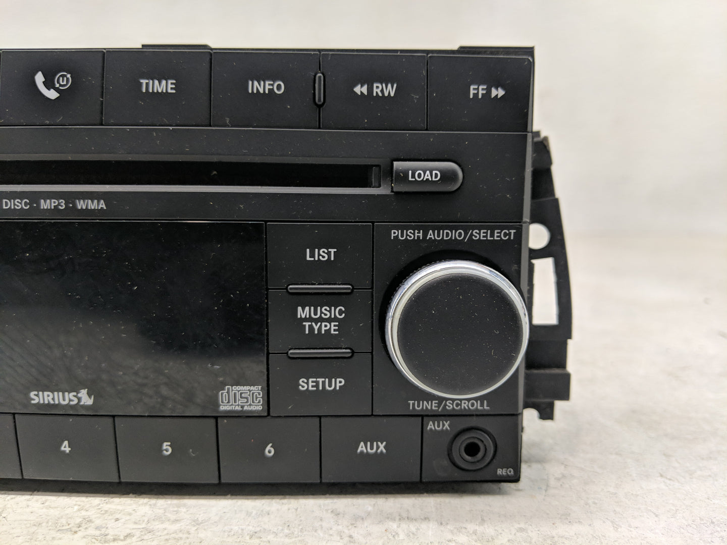 2008 Jeep Grand Cherokee Radio AM FM Cd Player Receiver Replacement P/N:05064922AG Fits OEM Used Auto Parts - Oemusedautopar