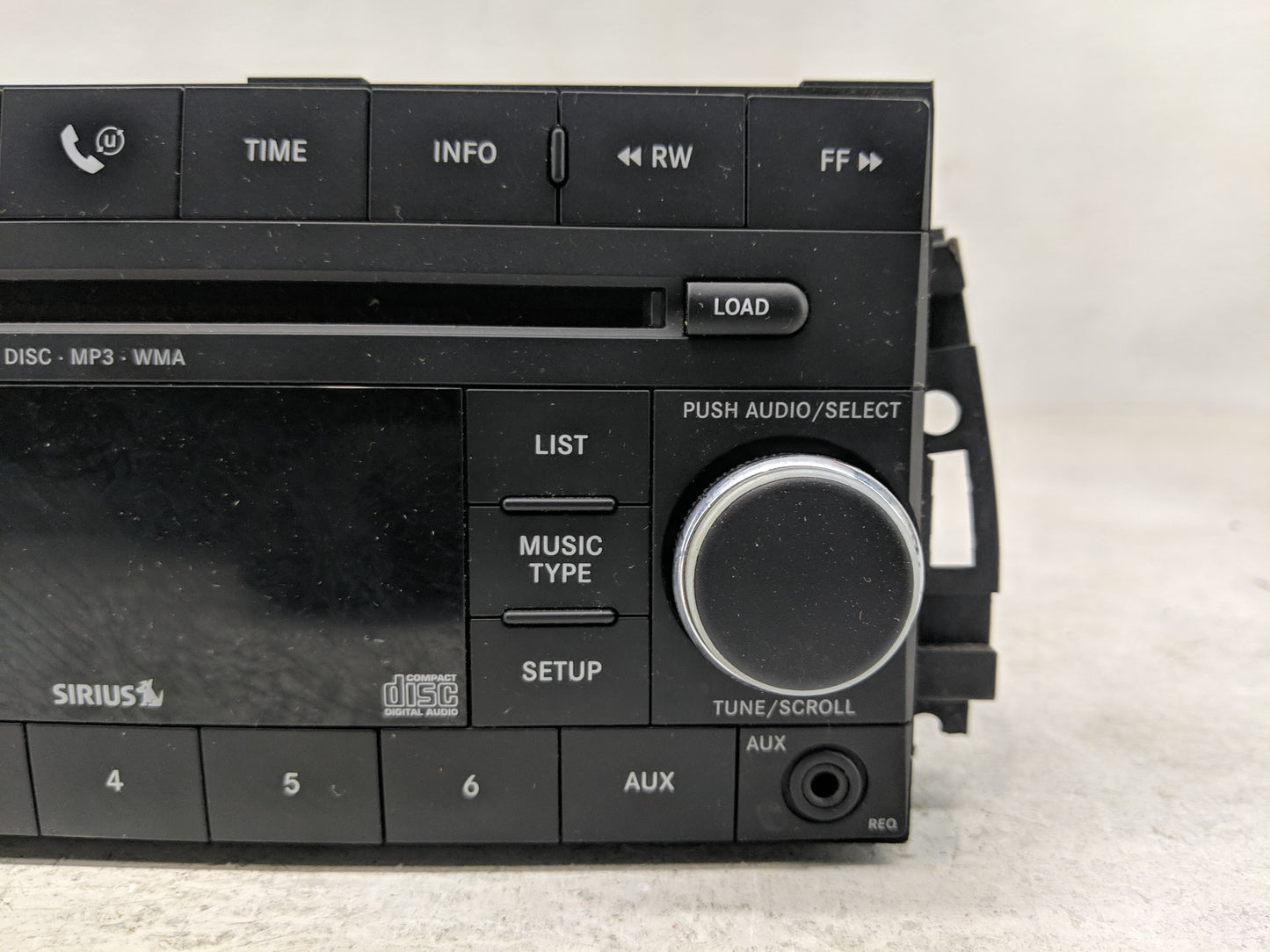 2008 Jeep Grand Cherokee Radio AM FM Cd Player Receiver Replacement P/N:05064922AG Fits OEM Used Auto Parts - Oemusedautopar