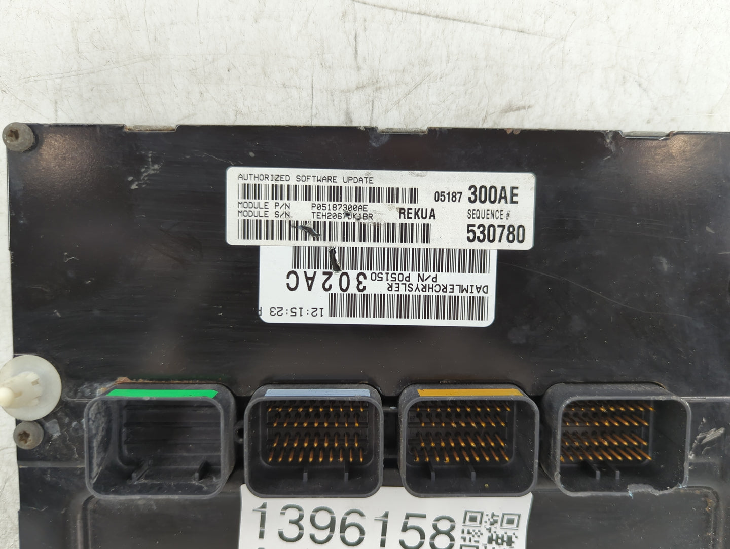 2008 Jeep Grand Cherokee PCM Engine Control Computer ECU ECM PCU OEM P/N:P05150302AC Fits OEM Used Auto Parts - Oemusedautop