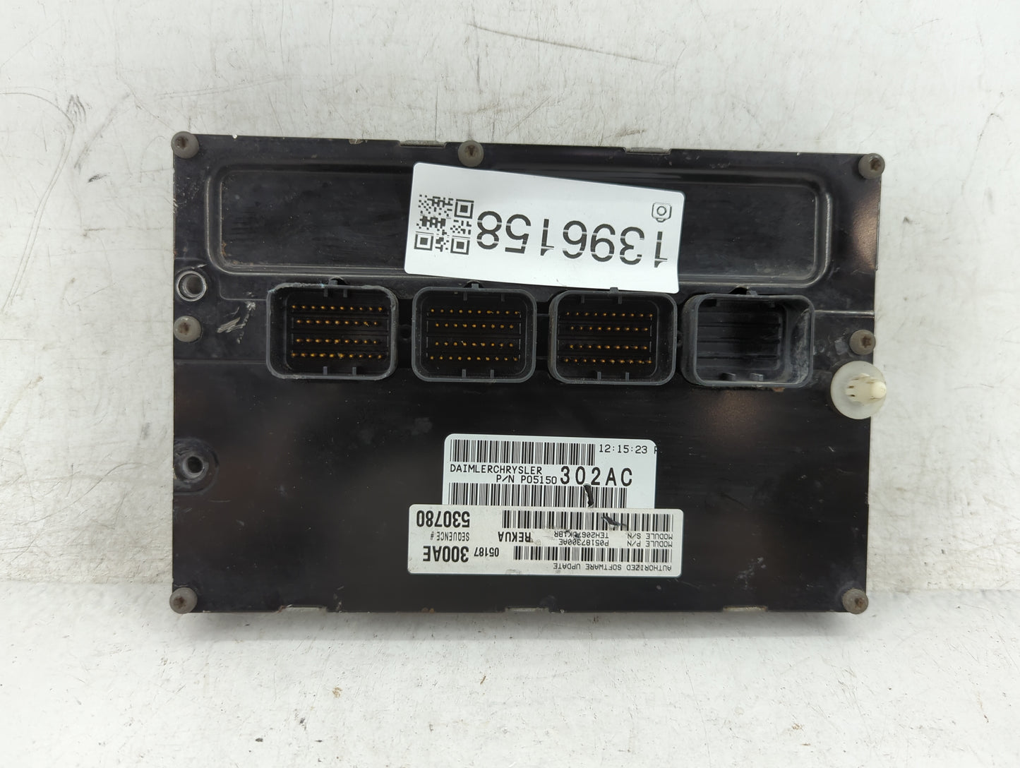 2008 Jeep Grand Cherokee PCM Engine Control Computer ECU ECM PCU OEM P/N:P05150302AC Fits OEM Used Auto Parts - Oemusedautop