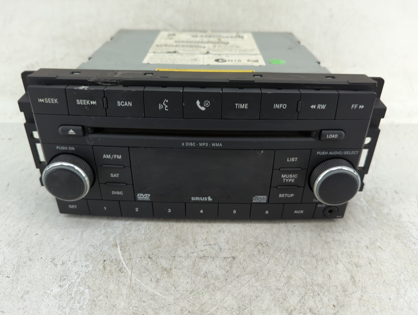 2008-2009 Jeep Grand Cherokee Radio AM FM Cd Player Receiver Replacement P/N:05064922AG Fits Fits 2007 2008 2009 2010 2011 O