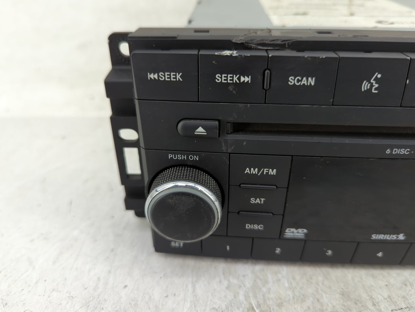 2008-2009 Jeep Grand Cherokee Radio AM FM Cd Player Receiver Replacement P/N:05064922AG Fits Fits 2007 2008 2009 2010 2011 O