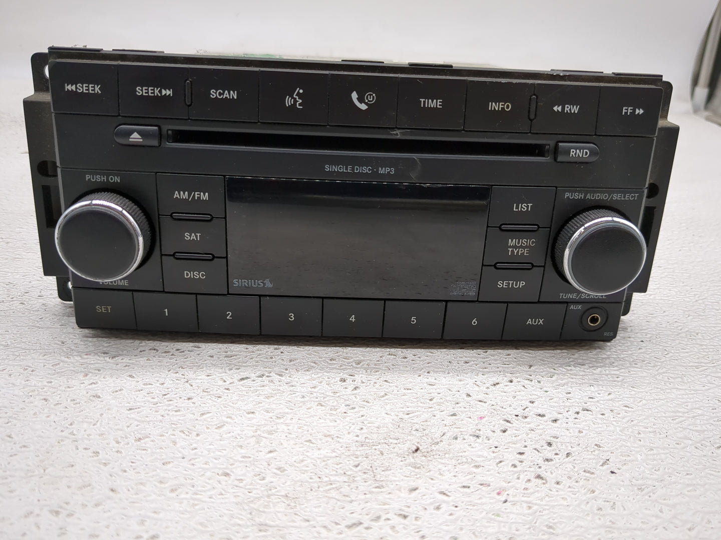 2008 Jeep Grand Cherokee Radio AM FM Cd Player Receiver Replacement P/N:P05064420AD Fits Fits 2009 2010 OEM Used Auto Parts 