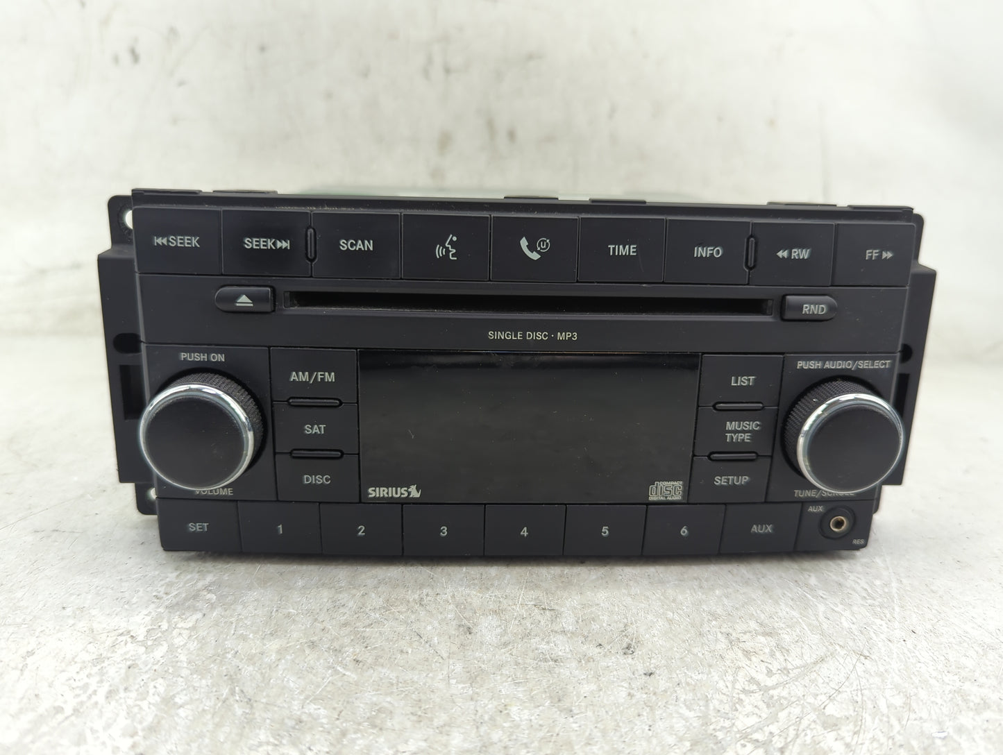 2008 Jeep Grand Cherokee Radio AM FM Cd Player Receiver Replacement P/N:P05064420AF Fits Fits 2009 2010 OEM Used Auto Parts 
