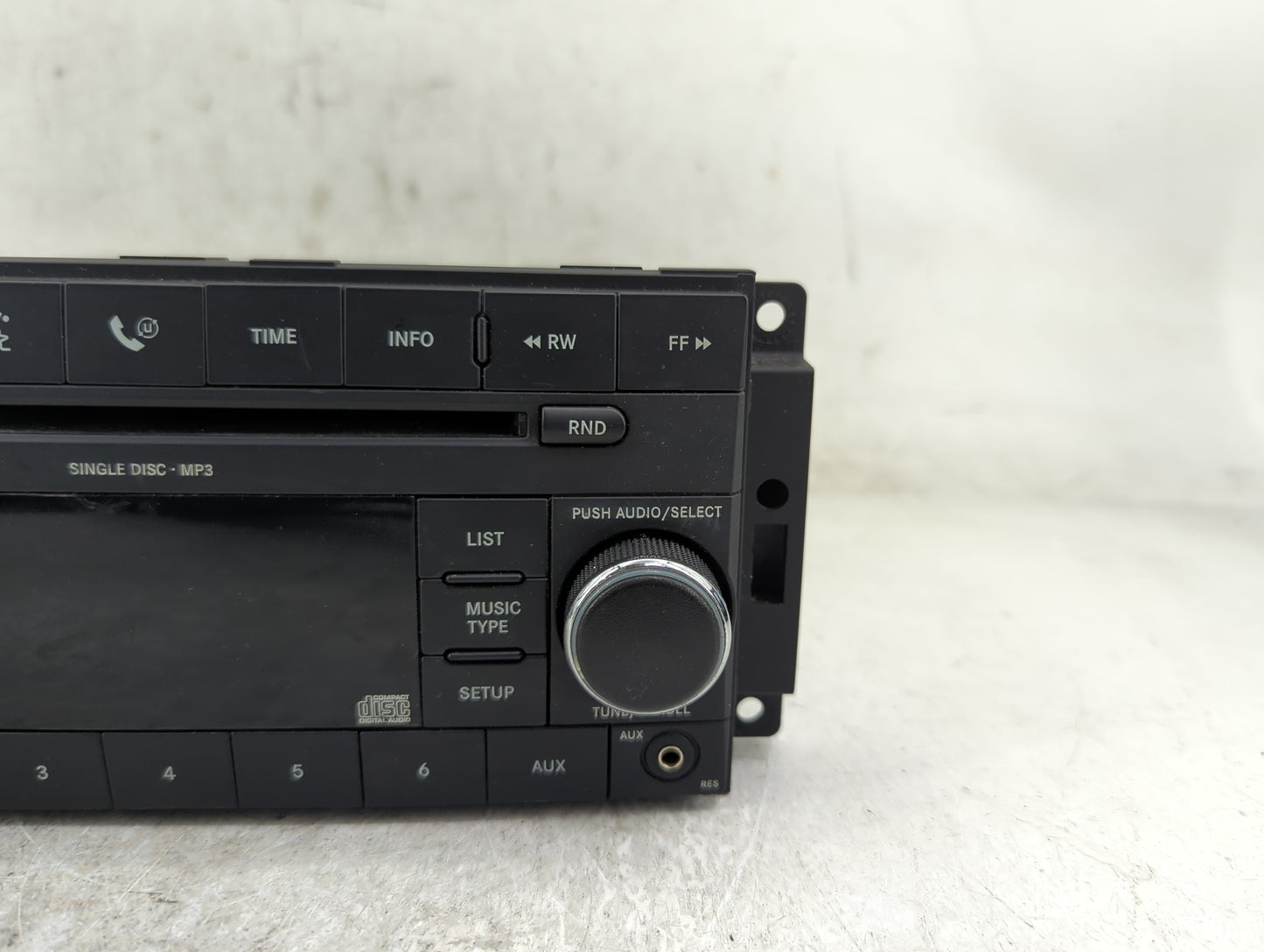 2008 Jeep Grand Cherokee Radio AM FM Cd Player Receiver Replacement P/N:P05064420AF Fits Fits 2009 2010 OEM Used Auto Parts 