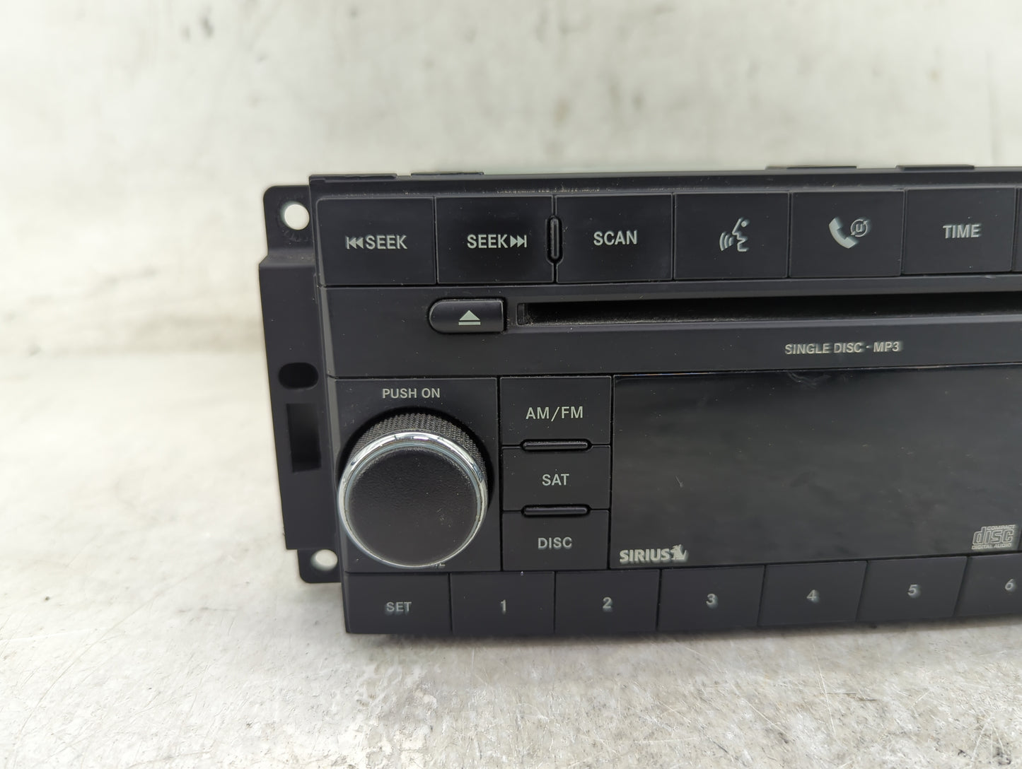 2008 Jeep Grand Cherokee Radio AM FM Cd Player Receiver Replacement P/N:P05064420AF Fits Fits 2009 2010 OEM Used Auto Parts 