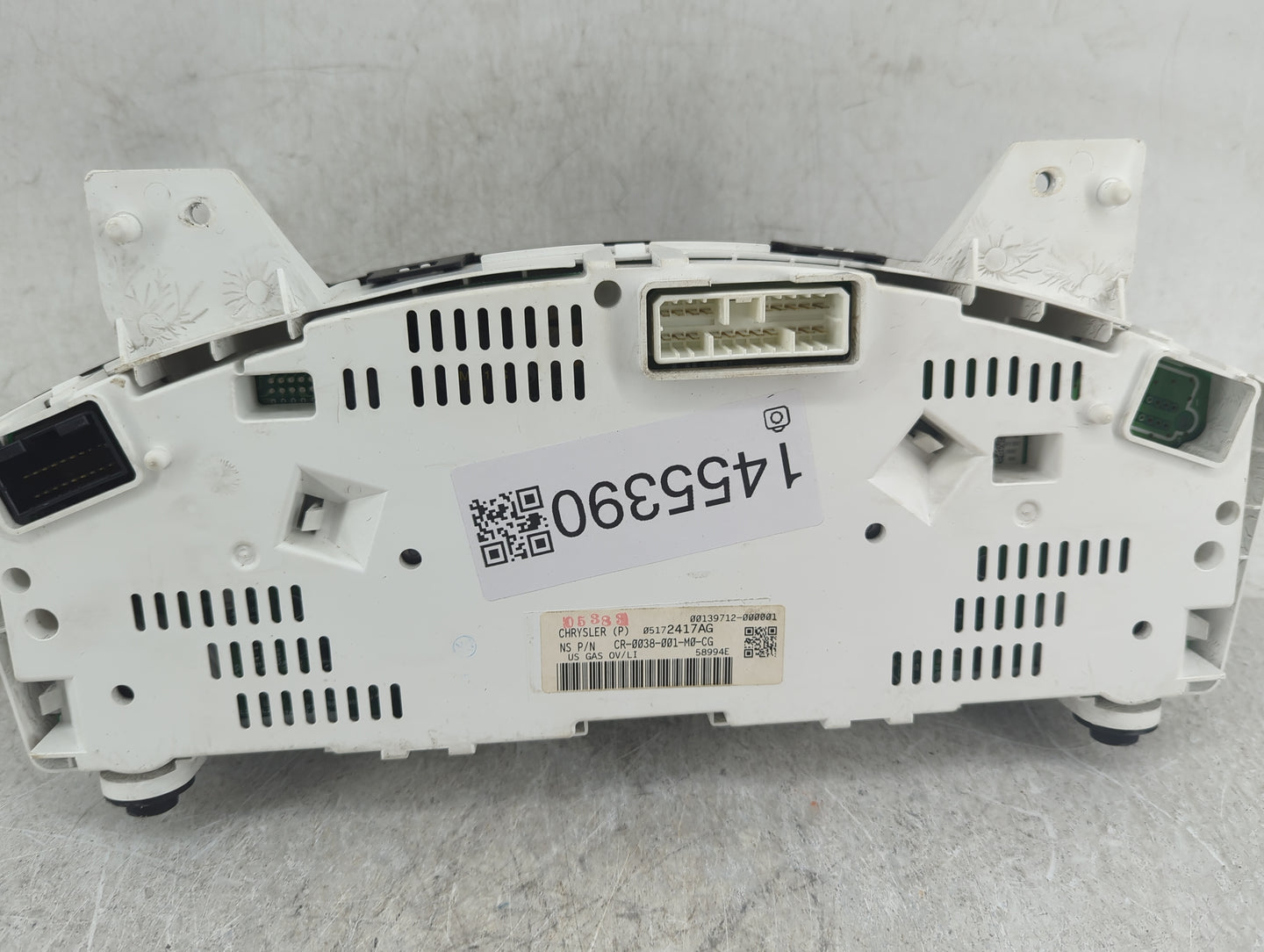 2008 Jeep Grand Cherokee Instrument Cluster Speedometer Gauges P/N:05172417AG CR-0038-001-M0-CG Miles: Fits OEM Used Auto Pa