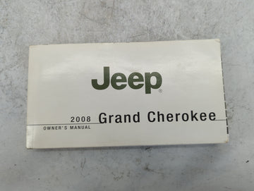 2008 Jeep Grand Cherokee Owners Manual Book Guide P/N:81-326-0854 OEM Used Auto Parts - Oemusedautoparts1.com