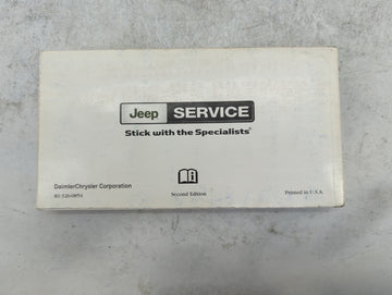2008 Jeep Grand Cherokee Owners Manual Book Guide P/N:81-326-0854 OEM Used Auto Parts
