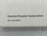 2008 Jeep Grand Cherokee Owners Manual Book Guide P/N:81-326-0854 OEM Used Auto Parts - Oemusedautoparts1.com