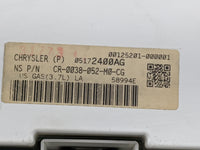 2008 Jeep Grand Cherokee Instrument Cluster Speedometer Gauges P/N:05172400AG CR-0038-052-M0-CG Miles: Fits OEM Used Auto Pa
