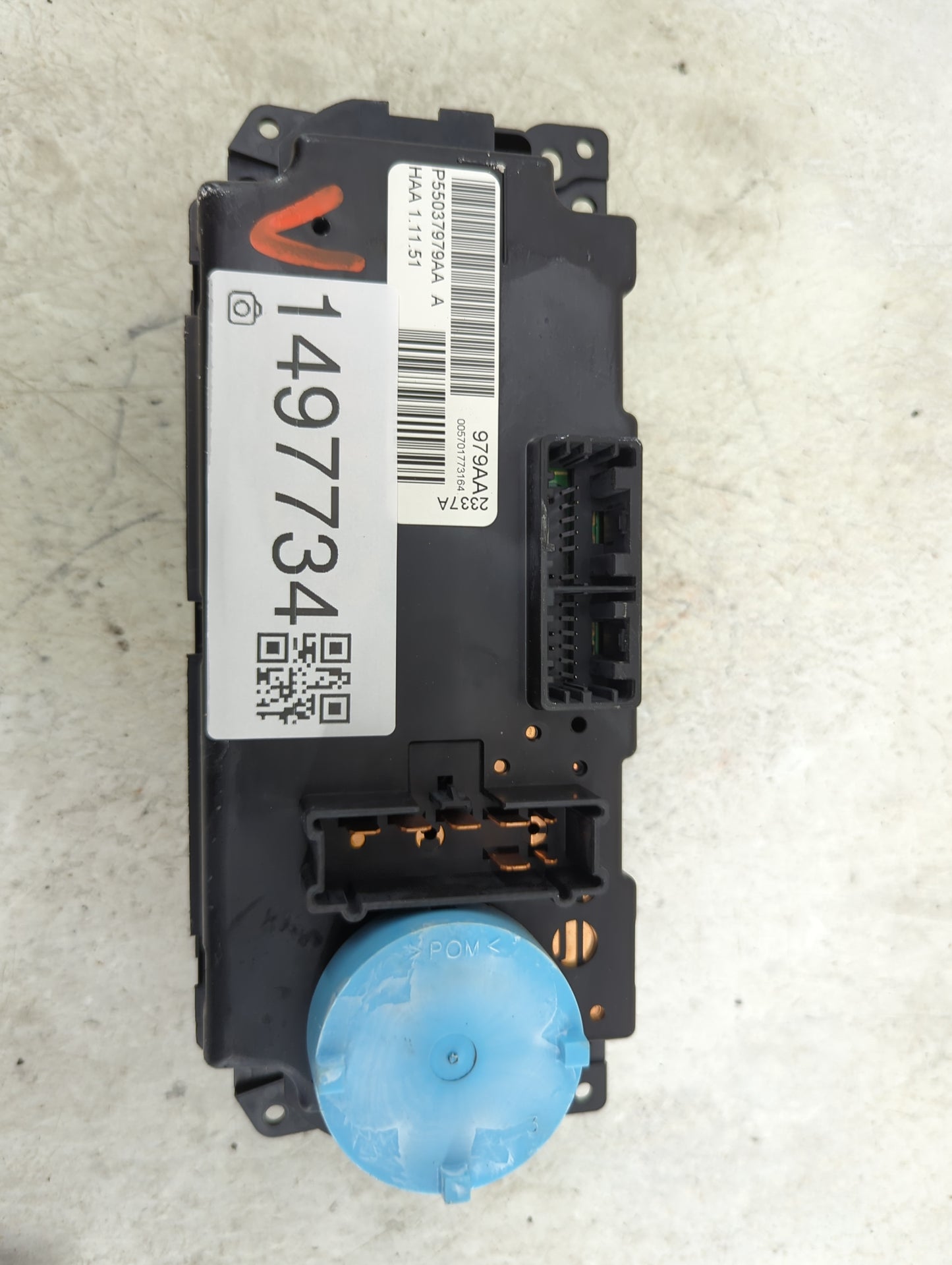 2007-2010 Jeep Grand Cherokee Climate Control Module Temperature AC/Heater Replacement P/N:P55037979AA Fits OEM Used Auto Pa