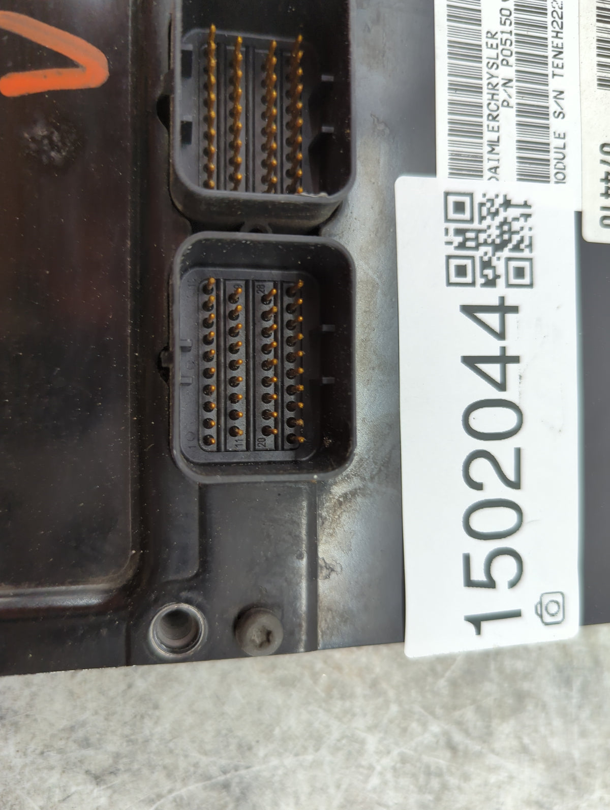 2008 Jeep Grand Cherokee PCM Engine Control Computer ECU ECM PCU OEM P/N:P05187301AF P05150302AC Fits OEM Used Auto Parts - 