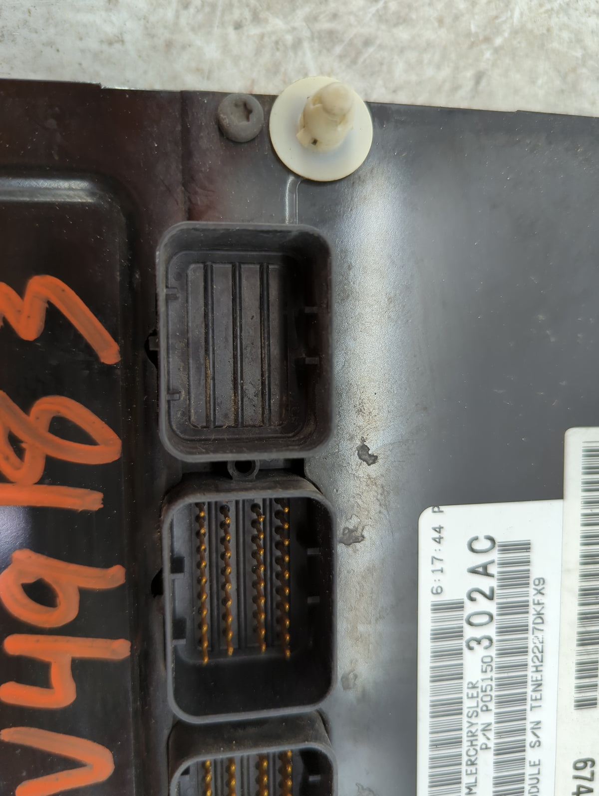 2008 Jeep Grand Cherokee PCM Engine Control Computer ECU ECM PCU OEM P/N:P05187301AF P05150302AC Fits OEM Used Auto Parts - 